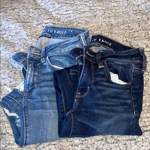 American Eagle size 2 ripped jeans